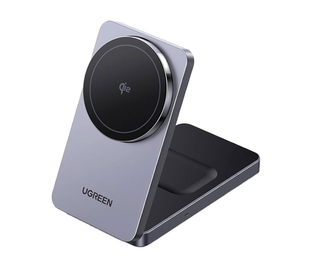 UGREEN Magnetyczna ładowarka bezprzewodowa 2w1 W706 MagSafe 15W - 1501494 - zdjęcie